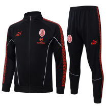 2026/27 AC Black Jacket Tracksuit