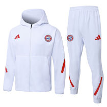 2026/27 PSG White Zipper Jacket Tracksuit