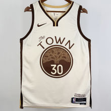 2026/27 Warriors CURRY #30 Beige City version NBA Jerseys