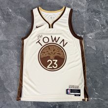 2026/27 Warriors GREEN #23 Beige City version NBA Jerseys