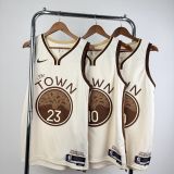 2026/27 Warriors CURRY #30 Beige City version NBA Jerseys