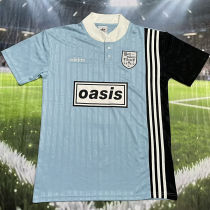 1996 AD x oasis x Bolt Makers Arms Blue Retro Fans Soccer Jersey