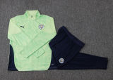 2026/27 Man City Light Green Kids Sweater Tracksuit