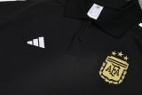 2026/27 Argentina Black POLO Training Tracksuit