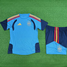 2026/27 Spain Blue Training Jersey (A Set)