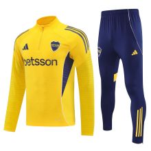 2026/27 Boca Yellow Sweater Tracksuit