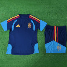2026/27 Spain Blue Training Jersey (A Set)