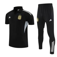 2026/27 Argentina Black POLO Training Tracksuit