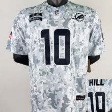 HILL #10 Men's Miami Dolphins NFL Jersey 海豚