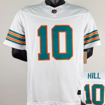 HILL #10 Men's Miami Dolphins NFL Jersey 海豚
