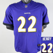 HENRY #22 Men's Baltimore Ravens NFL Jersey 乌鸦