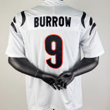 BURROW #9 Men's Cincinnati Bengals NFL Jersey  猛虎