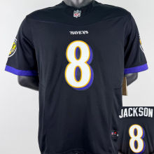 JACKSON #8 Men's Baltimore Ravens NFL Jersey 乌鸦