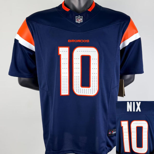 NIX #10 Men's Denver Broncos NFL Jersey  野马