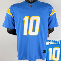 HERBERT #10 Men's Los Angeles Chargers NFL Jersey 闪电