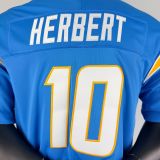 HERBERT #10 Men's Los Angeles Chargers NFL Jersey 闪电