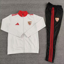 2025/26 Sevilla FC White Jacket Tracksuit