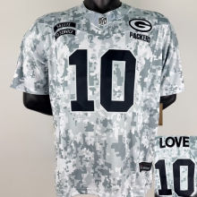 LOVE #10 Men's Green Bay Packers NFL Jersey 包装工