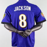 JACKSON #8 Men's Baltimore Ravens NFL Jersey 乌鸦