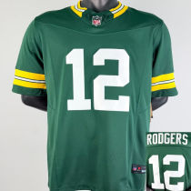 RODGERS #12 Men's Green Bay Packers NFL Jersey 包装工