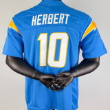 HERBERT #10 Men's Los Angeles Chargers NFL Jersey 闪电