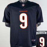 BURROW #9 Men's Cincinnati Bengals NFL Jersey  猛虎