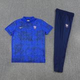 2026/27 France Blue POLO Training Tracksuit