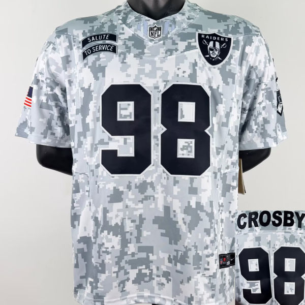 CROSBY #98 Men's Las Vegas Raiders NFL Jersey 突袭者