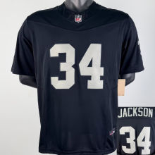 JACKSON #34 Men's Las Vegas Raiders NFL Jersey 突袭者