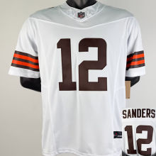 SANDERS #12 Men's Cleveland Browns NFL Jersey 布朗