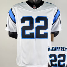McCAFFREY #22 Men's Carolina Panthers NFL Jersey 黑豹