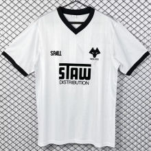 1986/1988 Wolves Away White Retro Soccer Jersey
