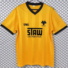 1986/1988 Wolves Home Yellow Retro Soccer Jersey
