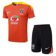 2026/27 Brazil Orange Training Jersey(A Set)