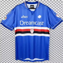 2000/2001 Sampdoria Home Retro Soccer Jersey