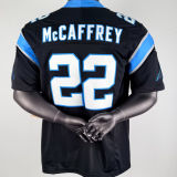 McCAFFREY #22 Men's Carolina Panthers NFL Jersey 黑豹