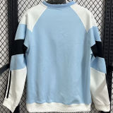 2026 Man City Home Blue And WhiteTraining Sweater