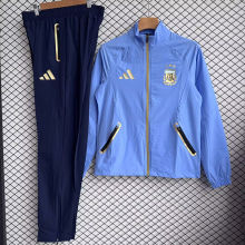 2026/27 Argentina Blue Windbreaker Jacket  （A Set）