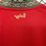 2026/27 Morocco Home Red Fans Soccer Jersey