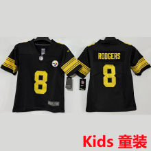 RODGERS #8 Pittsburgh Steelers Kids NFL Jersey 钢人