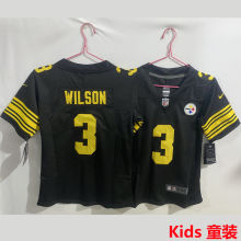 WILSON #3 Pittsburgh Steelers Kids NFL Jersey 钢人