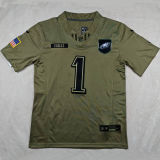 HURTS #1 Men's Philadelphia Eagles NFL Jersey  老鹰