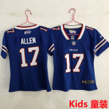 ALLEN #17 Buffalo Bills Kids NFL Jersey 布法罗比尔