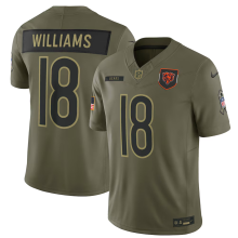 WILLIAMS #18 Men's Chicago Bears NFL Jersey 熊队