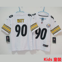 WATT #90 Pittsburgh Steelers Kids NFL Jersey 钢人