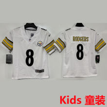 RODGERS #8 Pittsburgh Steelers Kids NFL Jersey 钢人