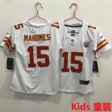 MAHOMES #15 Kansas City Chiefs Kids NFL Jersey 酋长