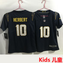 HERBERT #10 Los Angeles Chargers Kids NFL Jersey 闪电