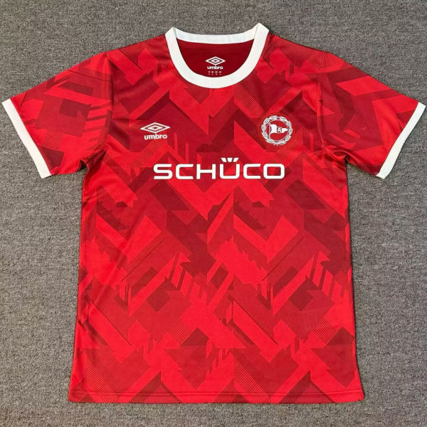 2025/26 Bielefeld Third Red Fans Soccer Jersey 比勒费尔德