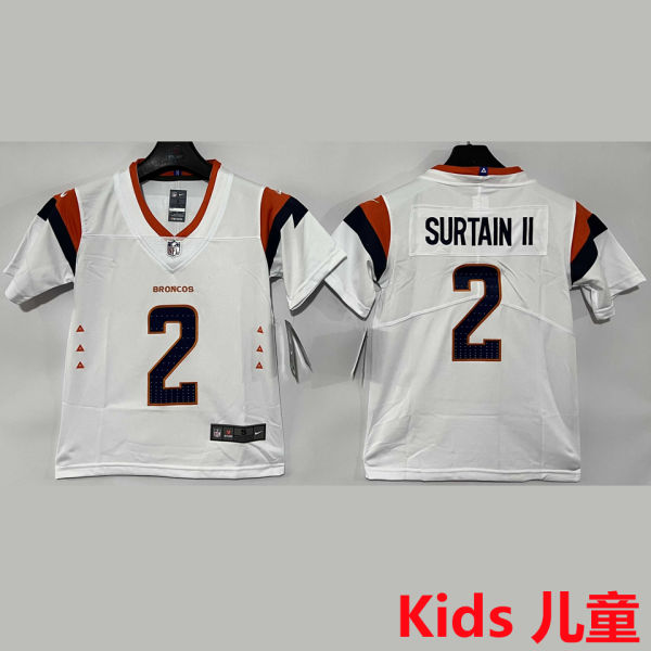 SURTAIN II #2 Denver Broncos Kids NFL Jersey 野马